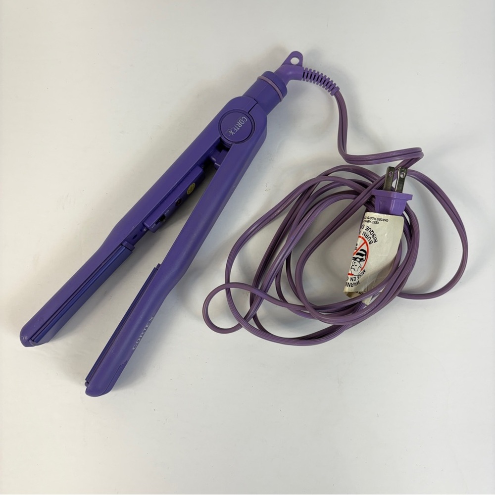 Cortex International Purple Ceramic Hair Straightener Flat Iron